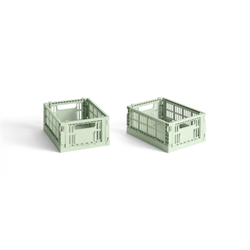 HAY Colour Crate Mini (2 stk.) - Mint